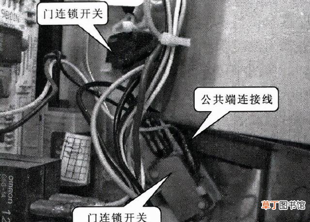 微波炉开关组件结构及原理 格兰仕微波炉按钮图解