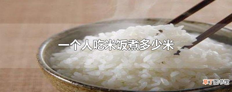 一个人吃米饭煮多少米