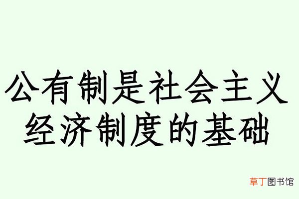 什么是公有制经济