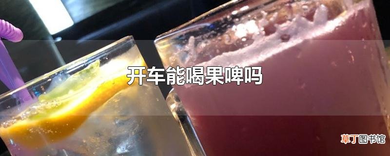 开车能喝果啤吗