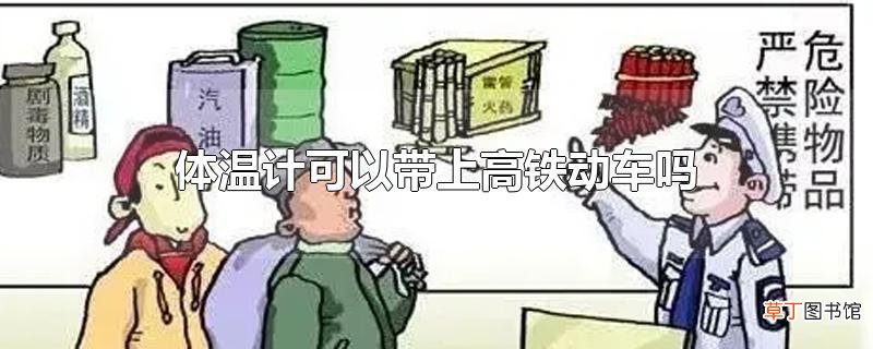 体温计可以带上高铁动车吗