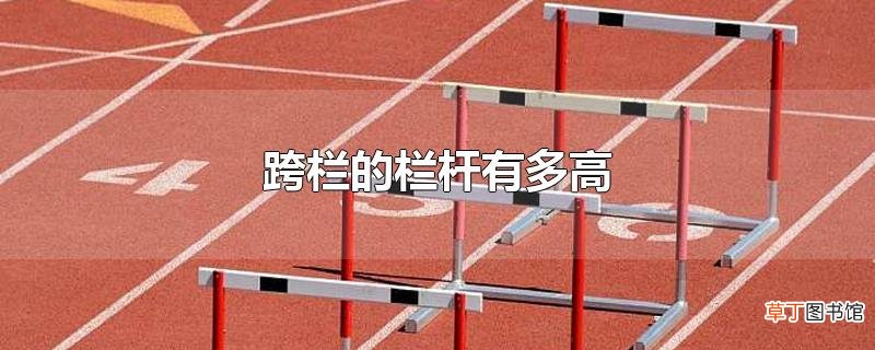 跨栏的栏杆有多高
