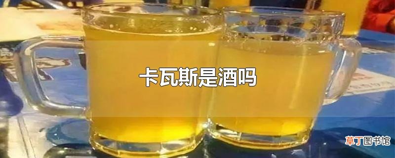 卡瓦斯是酒吗