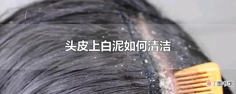 头皮上白泥怎么清洁