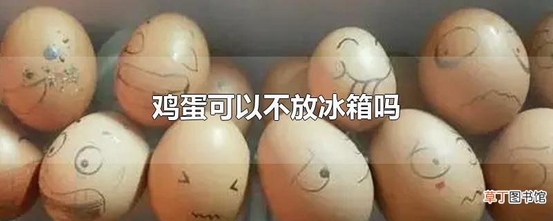 鸡蛋可以不放冰箱吗