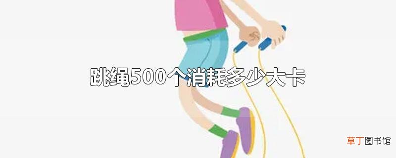 跳绳500个消耗多少大卡