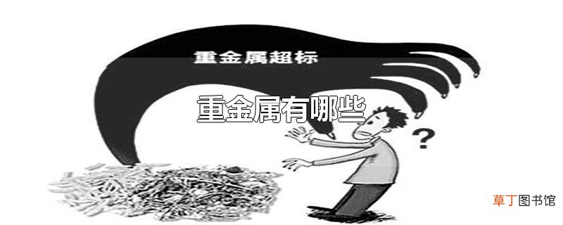 重金属有哪些