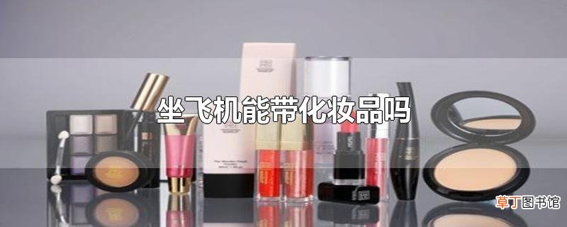 坐飞机能带化妆品吗