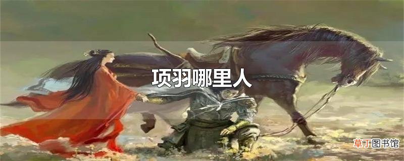 项羽哪里人