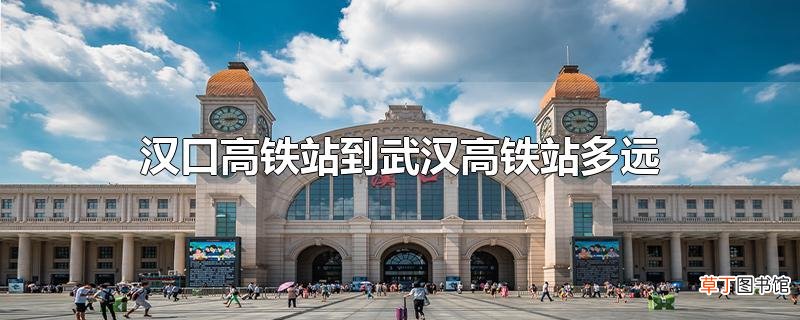 汉口高铁站到武汉高铁站多远