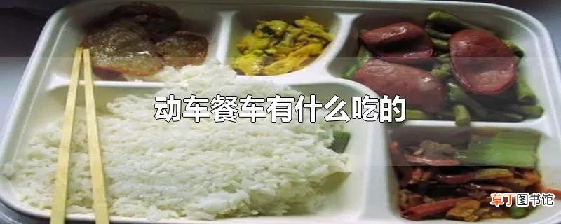 动车餐车有什么吃的