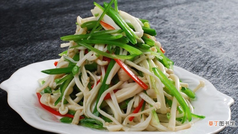 素炒金针菇的做法