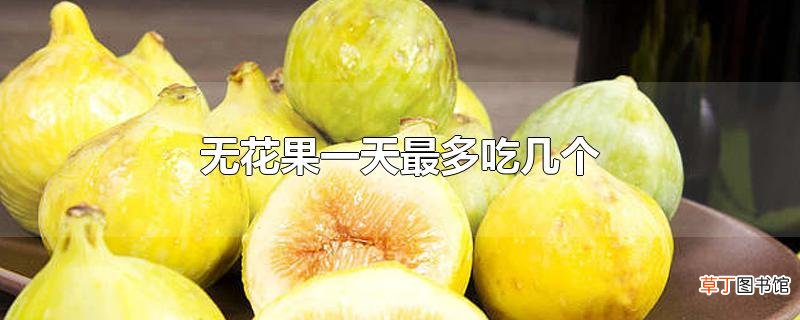 无花果一天最多吃几个
