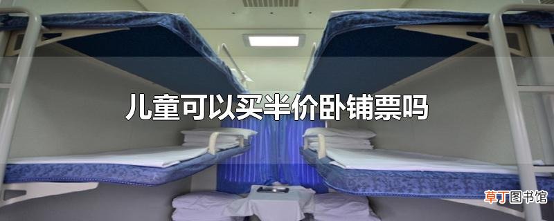 儿童可以买半价卧铺票吗