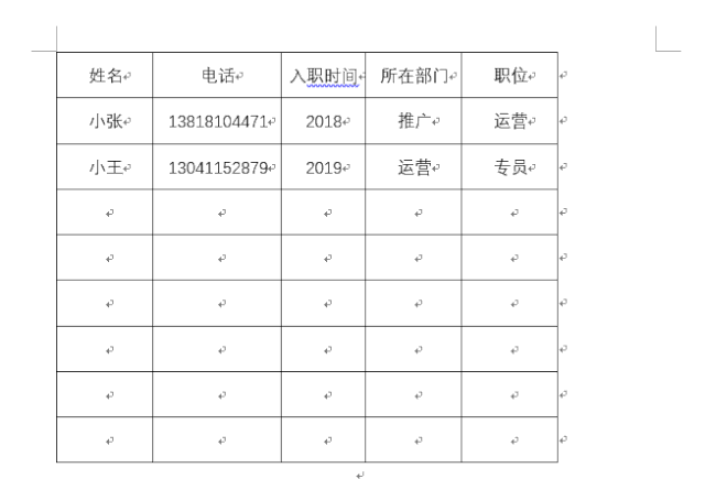 Word中5个经典的实用小技巧 word表格删除行快捷键