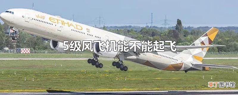 5级风飞机能不能起飞