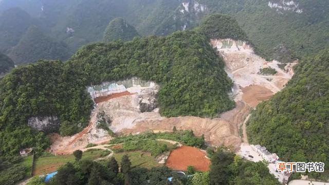 违规开采建设触目惊心 广西一世界地质公园被“开膛破肚”