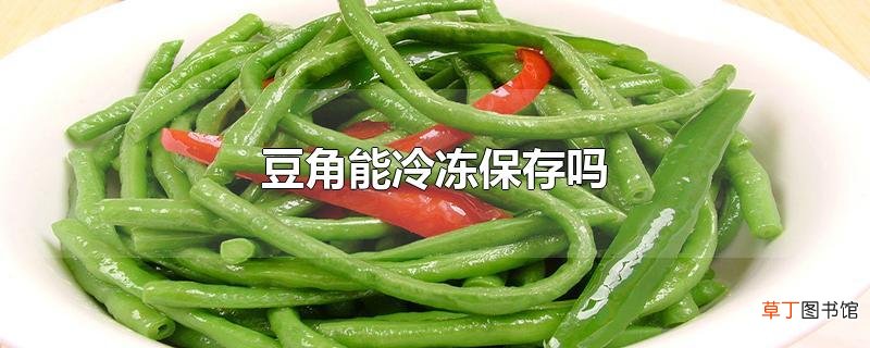 豆角能冷冻保存吗