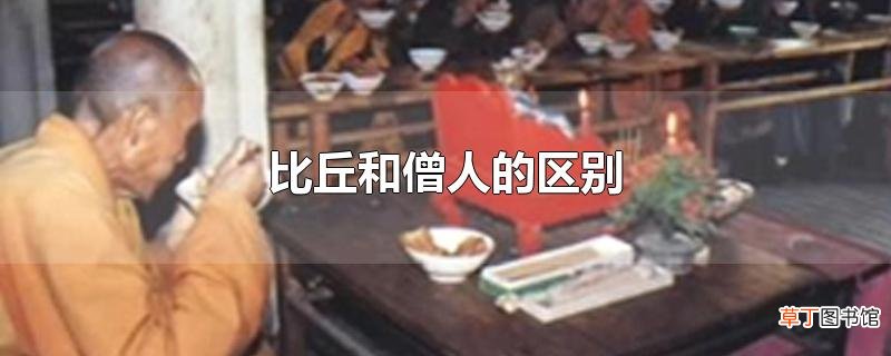 比丘和僧人的区别