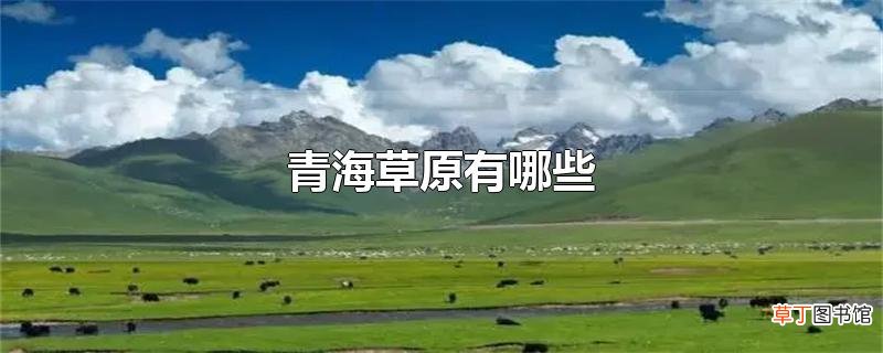 青海草原有哪些