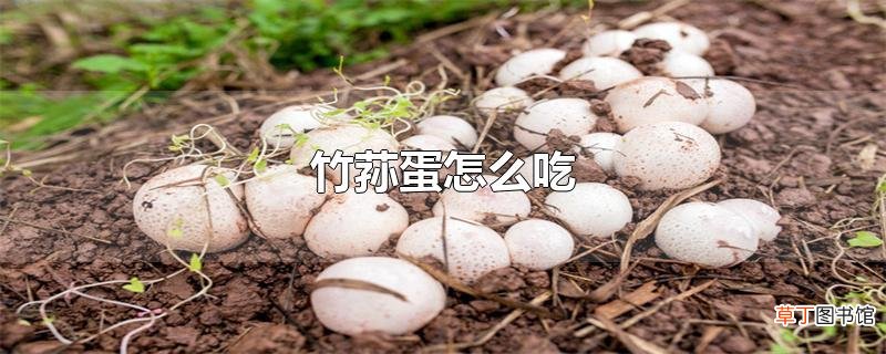 竹荪蛋怎么吃