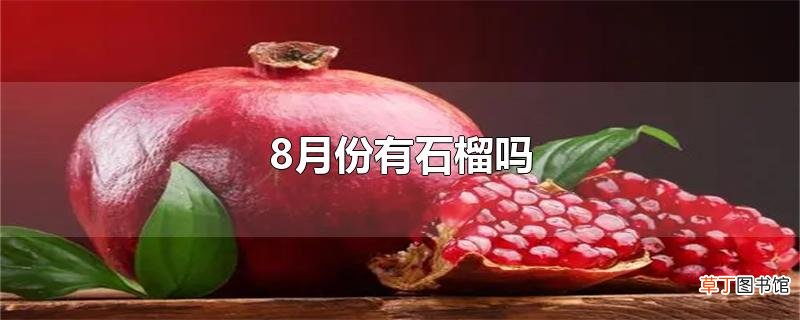 8月份有石榴吗