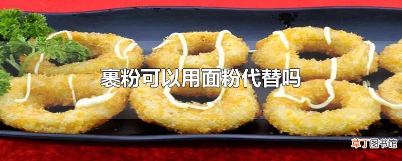裹粉可以用面粉代替吗