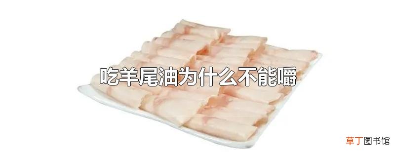 吃羊尾油为什么不能嚼