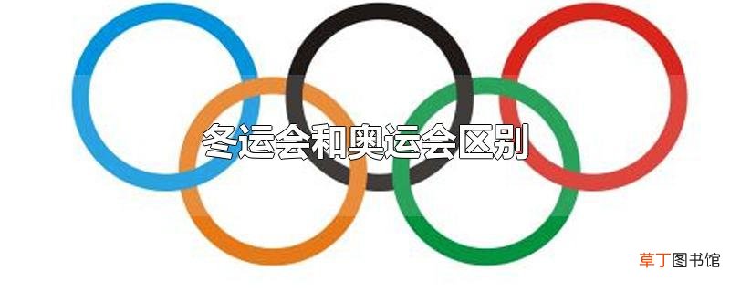 冬运会和奥运会区别