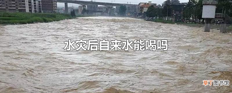 水灾后自来水能喝吗
