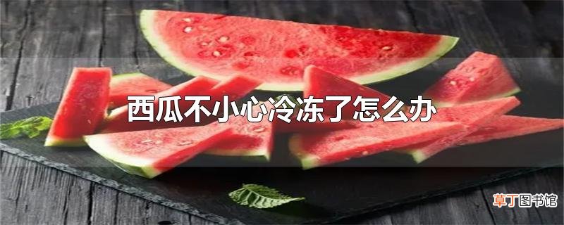 西瓜不小心冷冻了怎么办