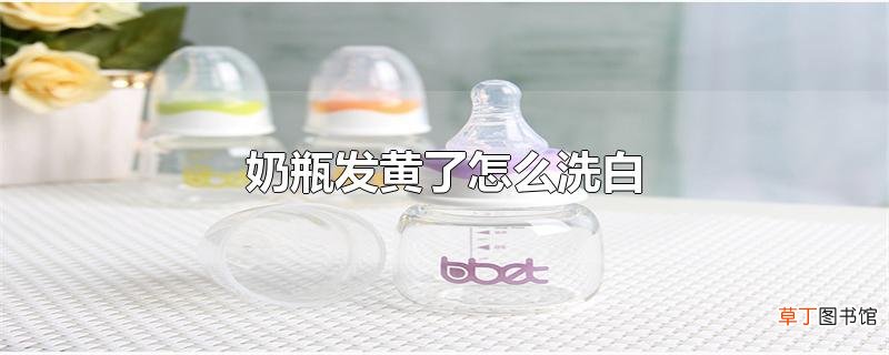 奶瓶发黄了怎么洗白