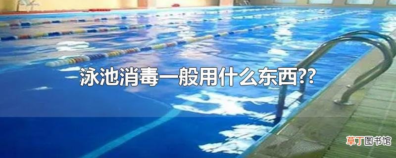 泳池消毒一般用什么东西??