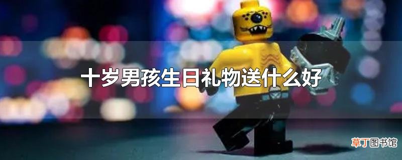 十岁男孩生日礼物送什么好