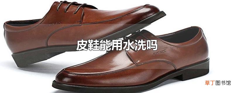 皮鞋能用水洗吗