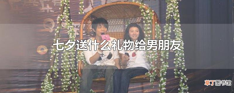 七夕送什么礼物给男朋友