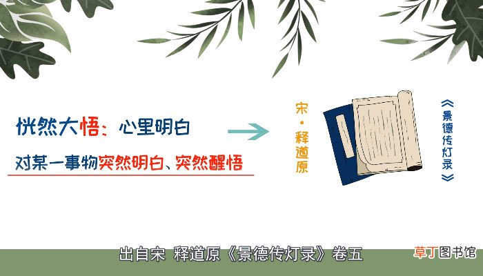 恍然大悟的悟是什么意思 恍然大悟的悟的意思