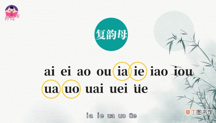 复韵母都有什么 复韵母都有什么呢