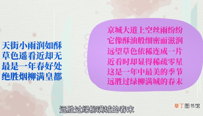 早春呈水部张十八员外古诗的意思翻译是什么早春呈水部张十八员外