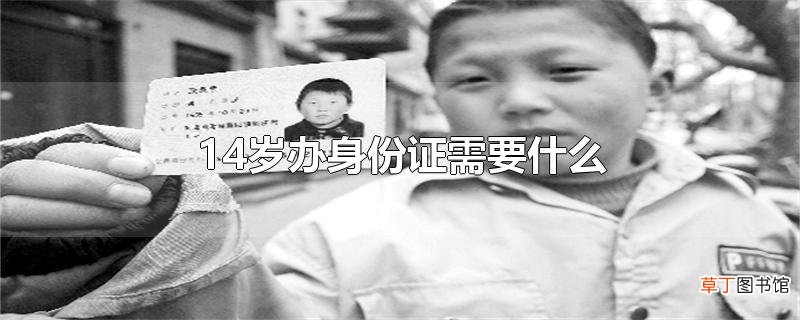 14岁办身份证需要什么
