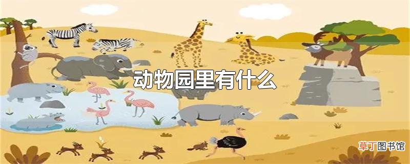 动物园里有什么