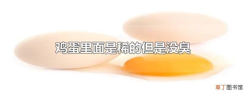 鸡蛋里面是稀的但是没臭