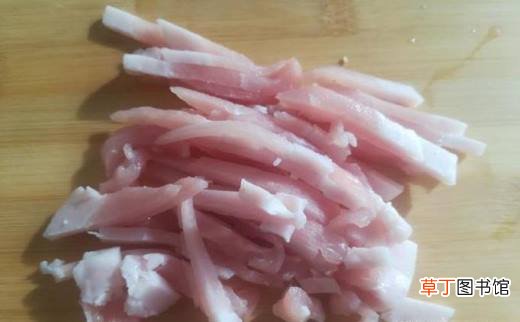 蒜苗炒肉丝的做法