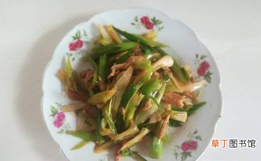 蒜苗炒肉丝的做法