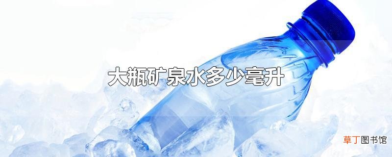 大瓶矿泉水多少毫升