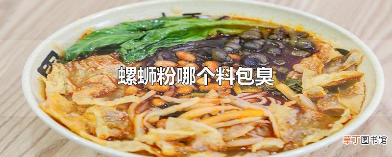 螺蛳粉哪个料包臭