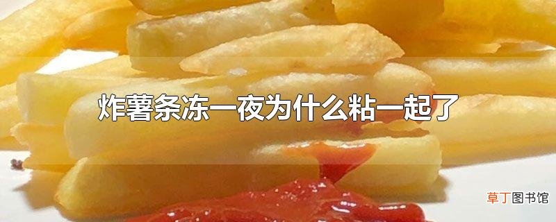 炸薯条冻一夜为什么粘一起了