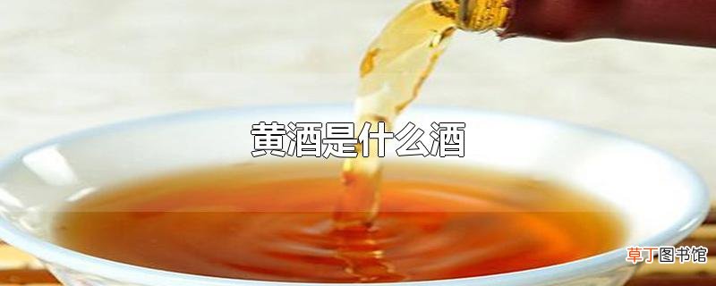 黄酒是什么酒