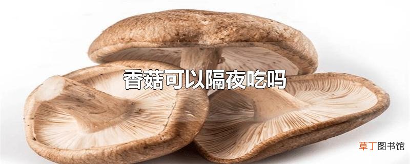 香菇可以隔夜吃吗