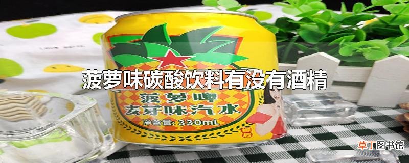 菠萝味碳酸饮料有没有酒精